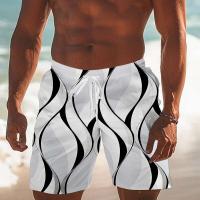 Ropa de baño hawaiana para hombres Pantalones deportivos de secado rápido con estampado en línea 3D - details 7