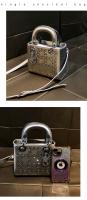 Bolso de Princesa Diana de Lujo con Diamantes Bolso Versátil de Cruza de Alta Gama de Hong Kong - details 14