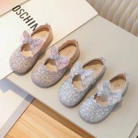 Zapatos de vestir para niñas, calzado de cuero con purpurina, diamantes de imitación, encaje, nudo de mariposa, Princesa, planos - details 3