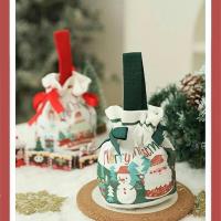 Regalo Candy Santa Claus Muñeco de nieve Bolsa Navidad Decoración del hogar 2 piezas - details 0