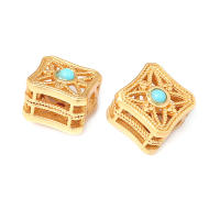 Pulseras de Abalorios Nepaleses Vintage 5PCS Matte Dorado Accesorios de Alta Calidad Rosediy - details 84