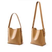 Bolso de hombro de diseñador de cuero dividido Material de piel de vaca estilo Casual bolso de cuero genuino nueva moda diseño de axila - details 5