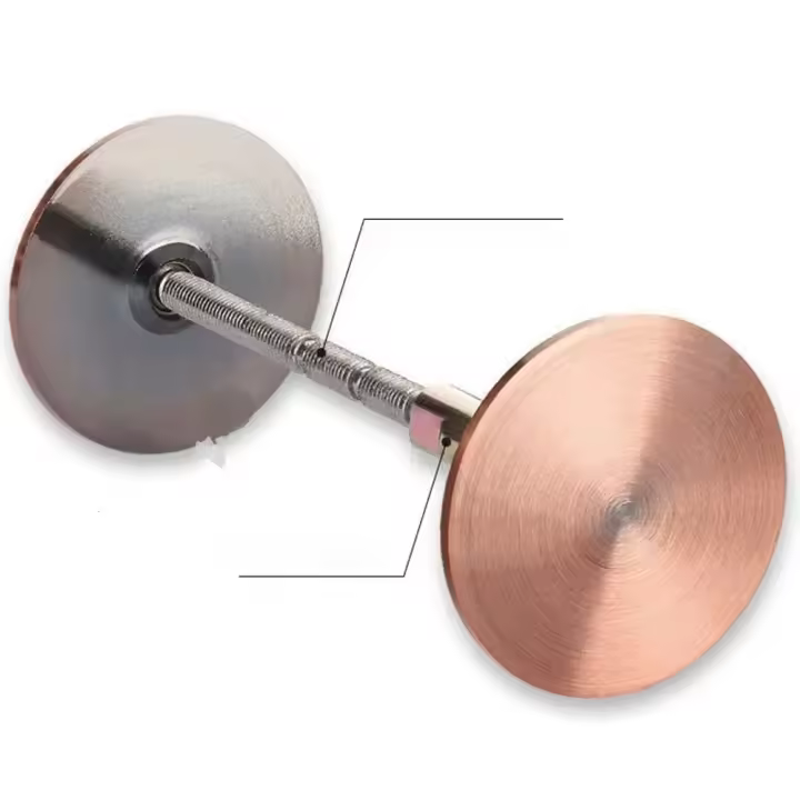 Bloqueador De Puerta De Madera Con Bloque De Seguridad Antirrobo Cubierta Decorativa Para Agujero De Cerradura Galvanizada Herramienta De Reparación Para Hogar - 1
