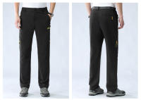 CHRLCK-Pantalones impermeables de secado rápido para hombre, ropa deportiva antiarañazos para acampada, senderismo, escalada, pesca, Verano - details 19