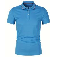 Summer Men Office Business Polo Shirt Spring Pure Solid Casual Short Sleeve Golf Shirt 2024 Breathable Unisex Shirt Dropshipping - details 15
