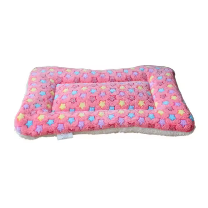 Colchoneta de franela cálida para mascotas, colchón de franela suave para perros, colchoneta gruesa para dormir, manta plegable y transpirable para perros, Invierno - 1