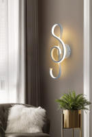 Lámpara LED de pared moderna, candelabro nórdico para dormitorio, sala de estar, 85-265V, 20W, decoración minimalista, iluminación interior - details 0