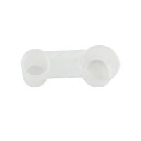 Comedero para pájaros de 5 uds., bebedero transparente para pájaros, taza de plástico con doble boquilla, taza de agua para palomas, guía de agua para loros, pollo - details 0