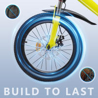 Bicicleta de Montaña de Acero de Alto Carbono y PU para Niños Estilo Clásico Duradero Belleza - details 4