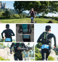 Cinturón de la carrera AONIJIE Unisex E4076 con bolsillo para bandas en la cintura para triatlón maratón ciclismo motor con 6 bucles de gel - details 3