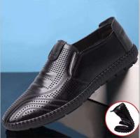 2020 Zapatillas de superficie suave con suela dura en cuir par Zapatos casuales de cuero genuino para hombres en el Hotel Piazza del Popolo en Italia - details 0