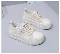 Nuevos Zapatos Blancos Transpirables, Versátiles Zapatos Casuales Delgados De Encaje De Suela Gruesa - details 29
