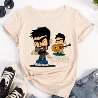Camiseta de Estopa para mujer, top japonés Y2K para chica, ropa con gráfico de cómic y2k - details 0