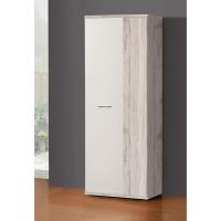 2 puertas, estantes, blanco / roble arena, 69x179x35 cm - details 2