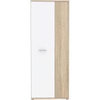 2 puertas, estantes, blanco / roble arena, 69x179x35 cm - details 13