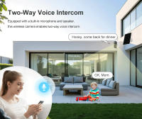 Cámara de seguridad exterior Wifi de 4MP Solar Outdoor 180 ° Rotación de la sartén Tarjeta SlM 4G Cámaras de protección segura PlR Detección humana Batería de baja potencia y larga duración Batería de 9000 mAh Cámara Ubox APP - details 7