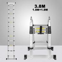 Escalera Telescópica de Aluminio de 5m Portátil, Desmontable, Antideslizante, Extensible, Multiusos, Carga de 150kg Mejoras del Hogar y Herramientas - details 89