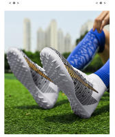 Zapatos de fútbol de alta calidad para hombres, botas de fútbol de tobillo alto para niños, zapatillas de entrenamiento de hierba antideslizantes para exteriores, TF/AG - details 19