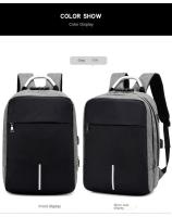 Mochila antirrobo con cerradura de contraseña para hombres, bolsa de computadora de carga usb, mochila de ocio empresarial - details 23