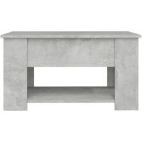 Mesa de centro, mesa auxiliar, consola lateral, salón, sofá, sala de estar, cafetería, muebles, mobiliario, madera contrachapada blanca, 79x49x41 cm - details 35