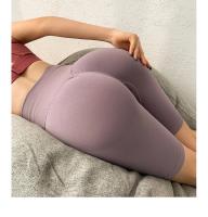 pantalones cortos de Yoga para mujer, mallas deportivas de cintura alta sin costuras, mallas deportivas de secado rápido para gimnasio y Fitness, pantalones elásticos de entrenamiento - details 14