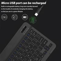 Teclado y ratón Bluetooth para tableta, Mini teclado inalámbrico para iPad, Xiaomi, Samsung, Huawei, Android, IOS, Windows - details 3