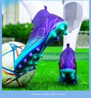 Botas de fútbol para hombre, zapatos de fútbol profesionales FG/TF, botines de tobillo alto para niños pequeños, zapatillas de fútbol para césped, zapatos de entrenamiento de fútbol sala - details 13