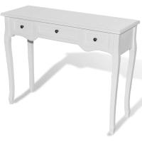 Mesa de entrada recibidor consola 3 cajones madera MDF mesa auxiliar pasillo vestíbulo comedor teléfono llaves mueble aparador tocador - details 17
