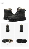 Botas de Trabajo de Seguridad Ligeras y Impermeables Punta de Acero Industrial Talla 48 - details 35
