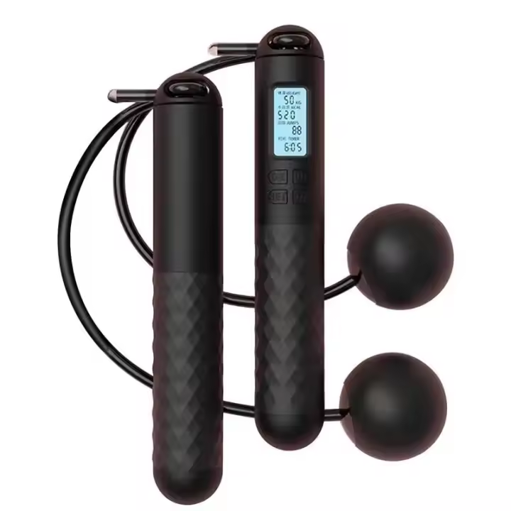 Cuerda de Saltar Ponderada Cuerda de Saltar sin Cuerda para Fitness con Contador Inteligente - 1