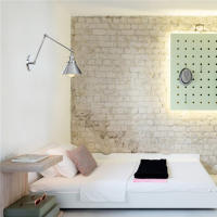 Lámpara de pared de estilo europeo, candelabro de estilo nórdico Vintage cromado, luces LED para sala de estar, dormitorio y baño - details 8