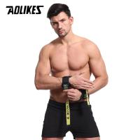 1 Pair Gym Fitness Weight lifting Grip Straps Dumbbell Hand Grips Training Wrist Support Bands for barbell Pull up - details 3