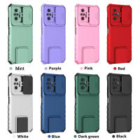 KEYSION Shockproof Pro 10S, Protección de Cámara Push Pull, Funda de Teléfono con Soporte en Vivo para Xiaomi Redmi Note 10 5G - details 0