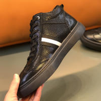 Zapatos altos de cuero zapatos de algodón térmico de terciopelo de estilo británico para hombres - details 23