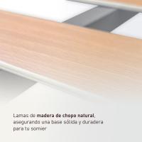 Estructura de Planchas de Acero 30x30mm con Patas Tubo de Acero Pintura Epoxy Gris Marco de Cama - details 17