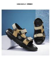 Sandalias de verano para hombre, zapatos informales, zapatillas para exteriores, chanclas para caminar en la playa, comodidad, diseñador de lujo, cuero ligero de moda - details 17