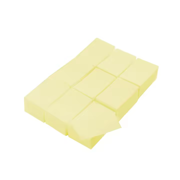 Toallas de Algodón para Uñas Herramienta de Pedicura de Gel Limpiador de Esmalte de Uñas Amarillo - 1