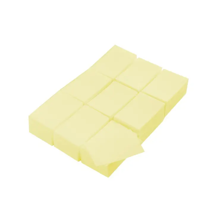 Toallas de Algodón para Uñas Herramienta de Pedicura de Gel Limpiador de Esmalte de Uñas Amarillo - 1