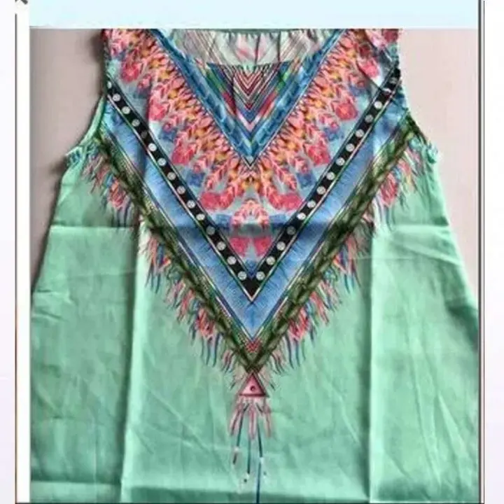 Vestido casual de verano con estampado Estilo playero para mujeres Vestido sin mangas para fiestas - 1
