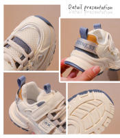 Zapatos de niños 2025 verano nuevos niños de malla transpirable zapatos deportivos medianos y grandes niños niñas moda casual papá zapatos. - details 1