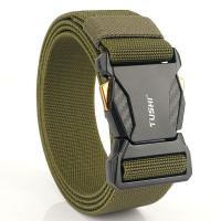 Cinturón Táctico de Aleación de Zinc Liberación Rápida, Ajuste de Sobreteta, Adecuado para Aventuras al Aire Libre, Commuter, Ocio Estilo Casual, Material de Nylon - details 15