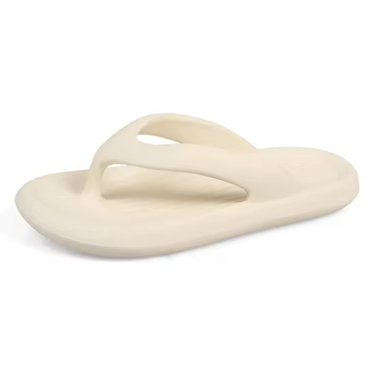 Zapatillas de verano, chanclas sólidas, ropa exterior, moda, tacón inclinado, zapatillas de playa con clip, zapatos para pies - 1