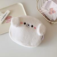 Bolsa de cosméticos de animales de dibujos animados para mujer, bolsa de almacenamiento de labios portátil, organizador de artículos de tocador de gran capacidad de felpa - details 3