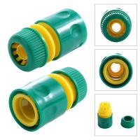 Conector de manguera de plástico para jardín, sistema de riego de jardín, adaptador de manguera, Conector de tubería de agua, lavado rápido de automóviles, roscado 1/2 - details 6