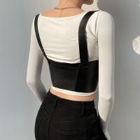 Corset Punk de Cuero Chaleco Gótico para Mujer Diadema de Cintura Casual - details 1