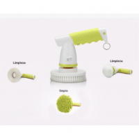 Cepillo de limpieza eléctrico multifuncional para hogar automático Mango largo para cocina y baño - details 10