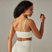 Sujetador deportivo para mujer, Top Sexy, ropa interior transpirable, Fiess Yoga Gym - details 5