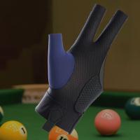 Guante de billar de tres dedosantideslizantepara mano izquierda y derechaelásticotranspirablepara entrenamientoaccesorios de Fitness - details 7
