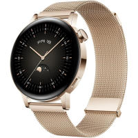 Caliente HUAWEI Watch GT 3 (42 mm) GPS + Bluetooth Smartwatch (oro claro) - Versión internacional - details 0