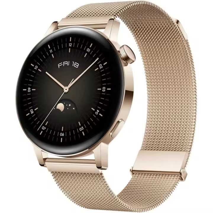 Caliente HUAWEI Watch GT 3 (42 mm) GPS + Bluetooth Smartwatch (oro claro) - Versión internacional - 1
